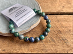 Malachite And Azurite Tumbled Bracelet