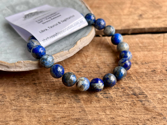 Lapis Lazuli Tumbled Bracelet