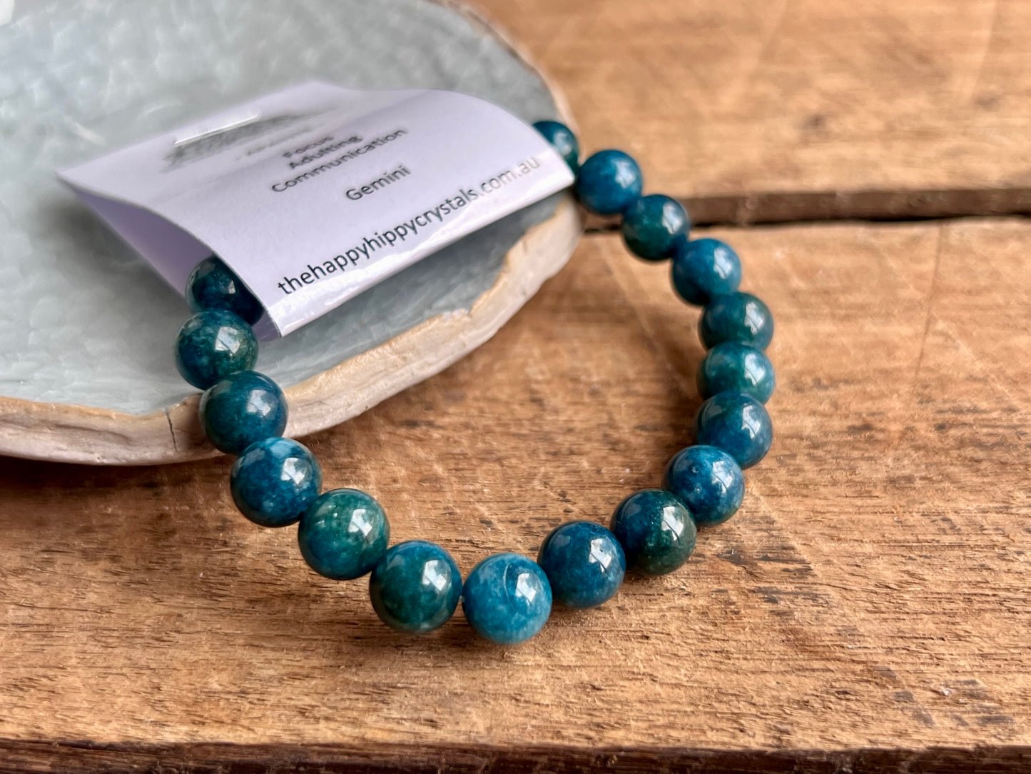 Apatite Tumbled Bracelet - 8mm