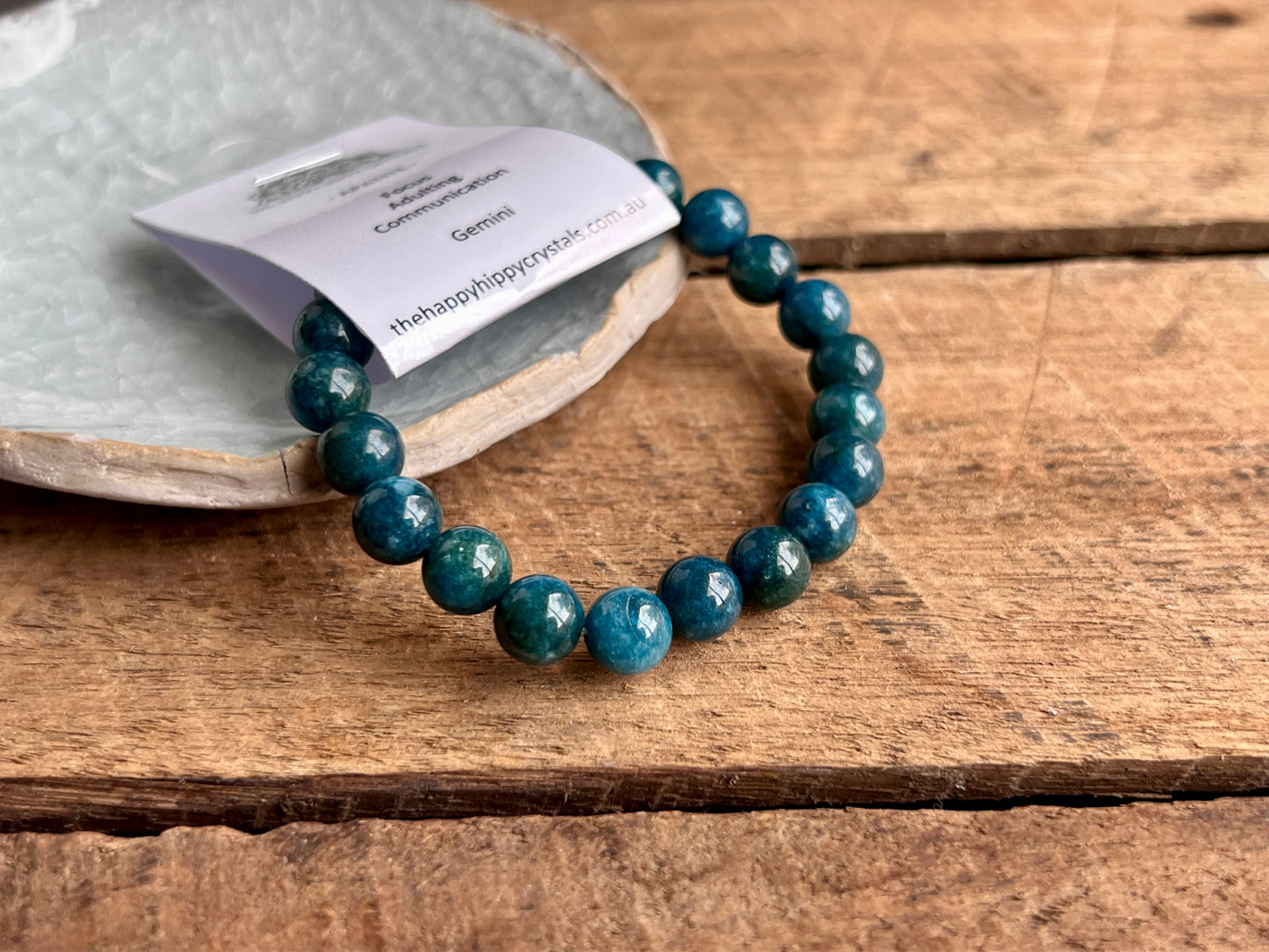Apatite Tumbled Bracelet - 8mm