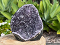 Amethyst cluster with polished edges. amethyst for spiritual protection and intuition. Natural Crystal Cluster 