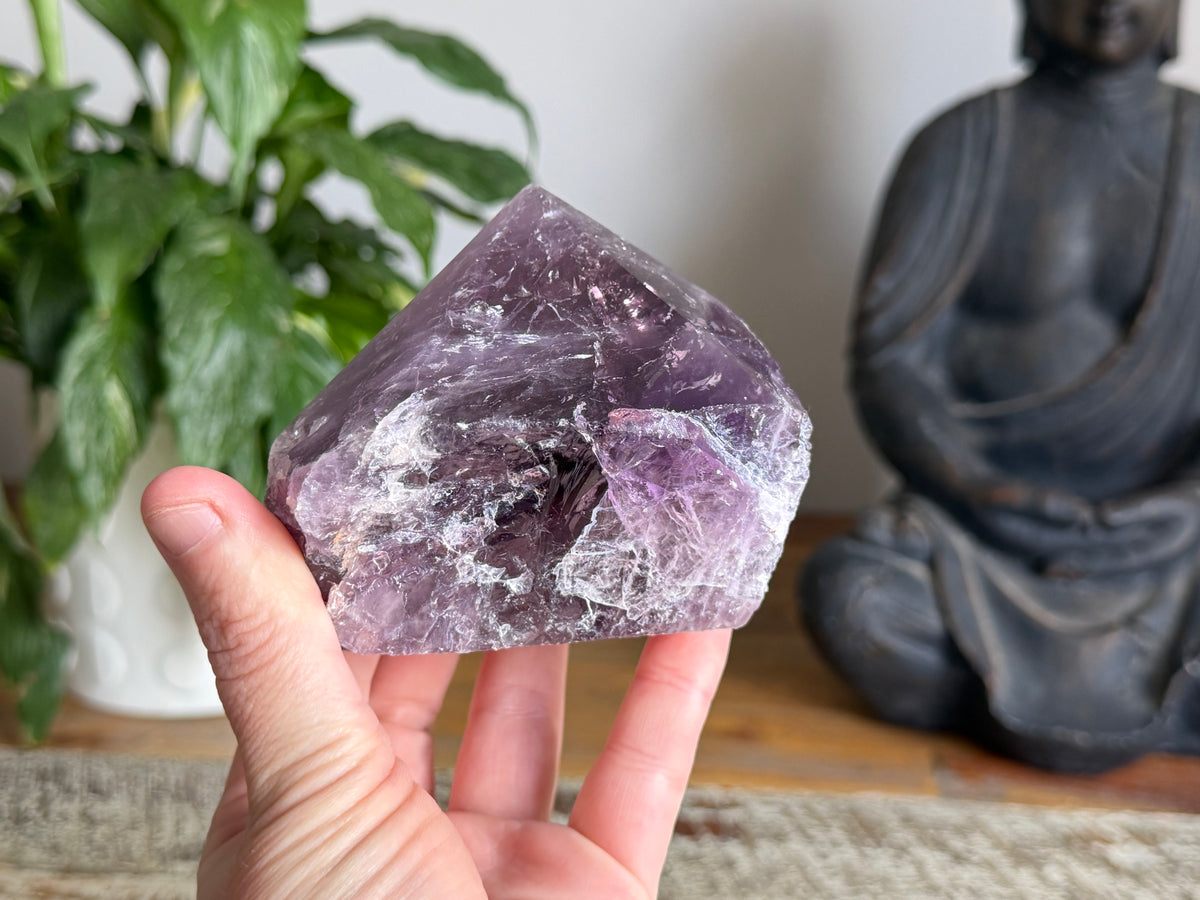 Amethyst Rough/ Polished Point