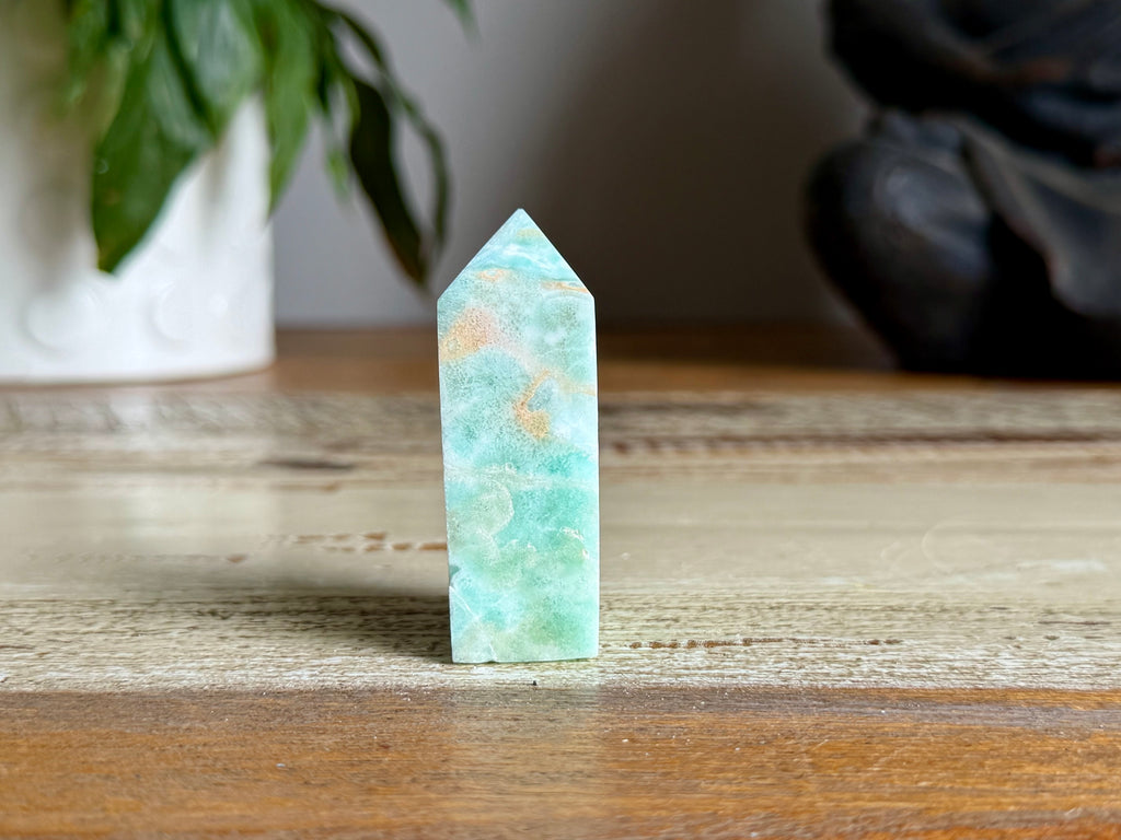 Blue Aragonite Point