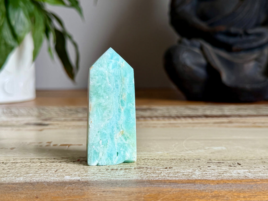 Blue Aragonite Point