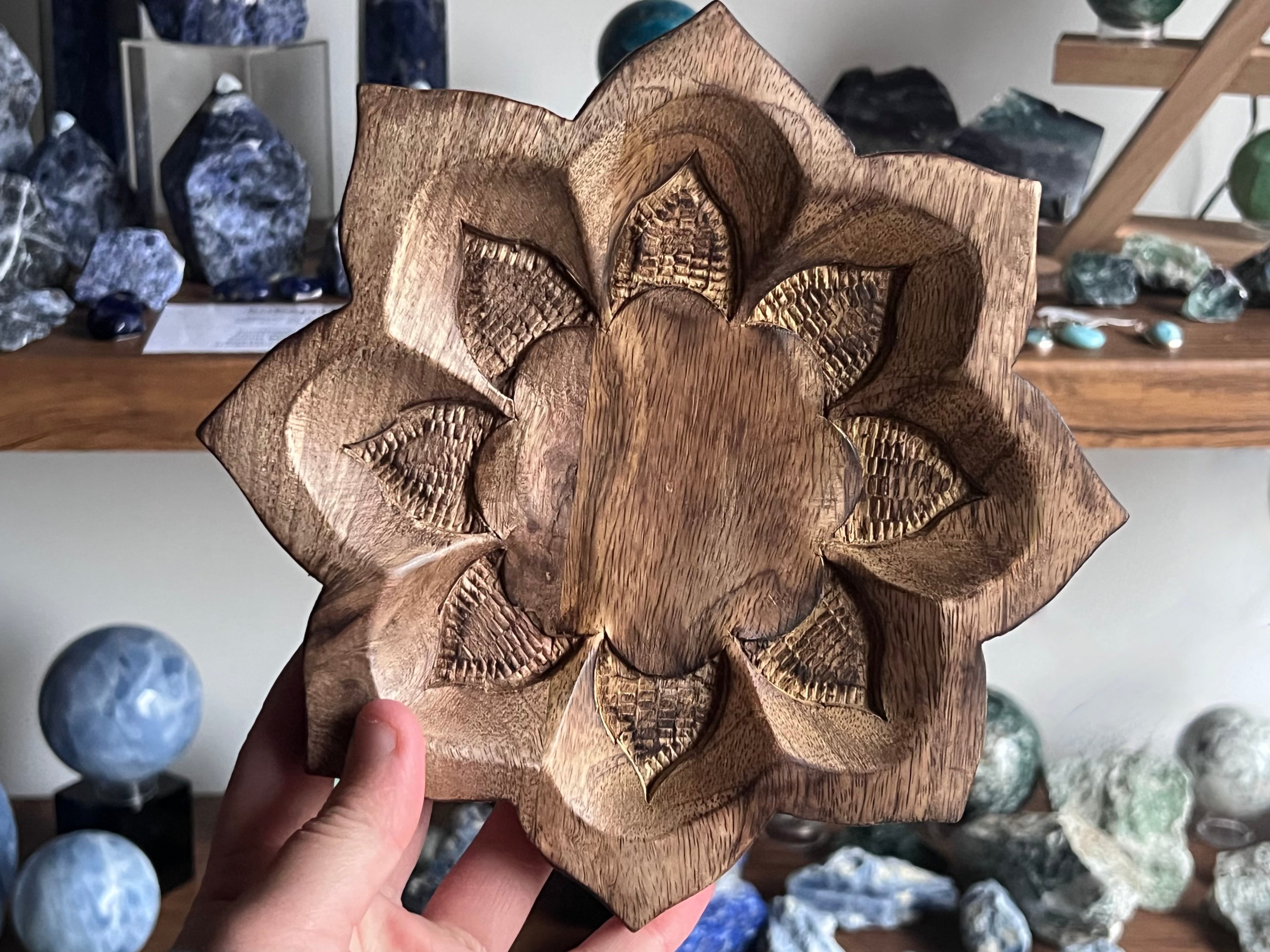 Mandala Wooden Plate