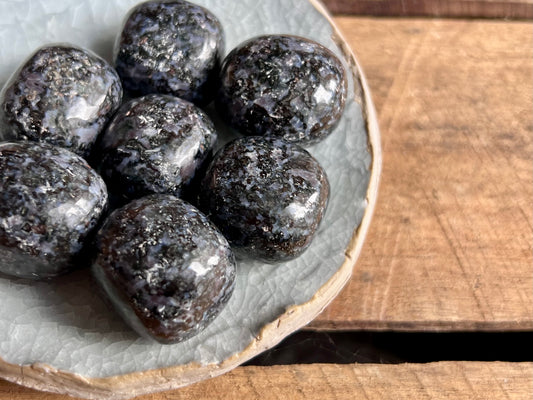 Indigo Gabbro Tumbled Stone