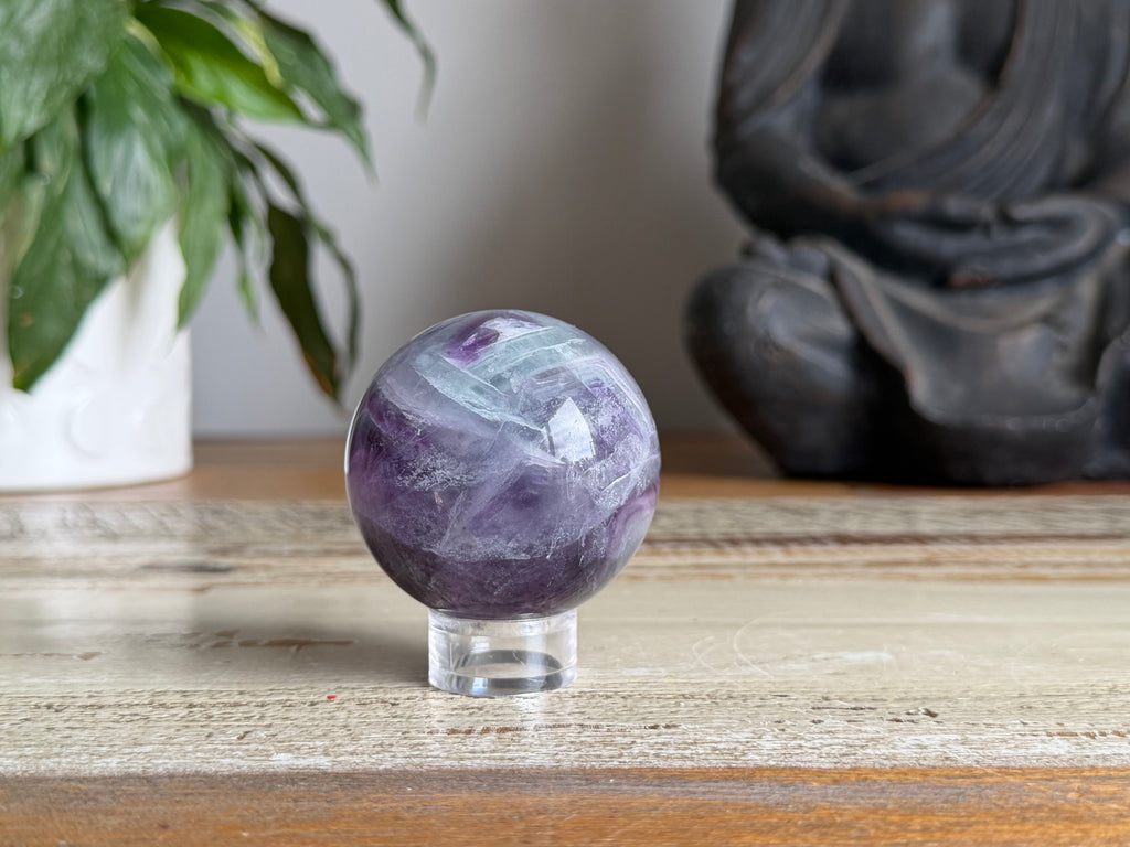 Rainbow Fluorite Sphere