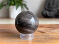 Silver Sheen Obsidian Sphere