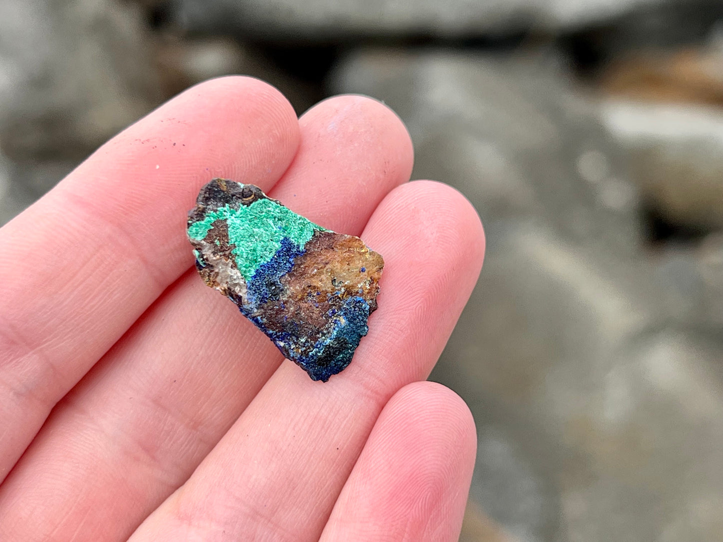 Malachite And Azurite Specimen