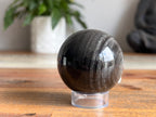 Silver Sheen Obsidian Sphere