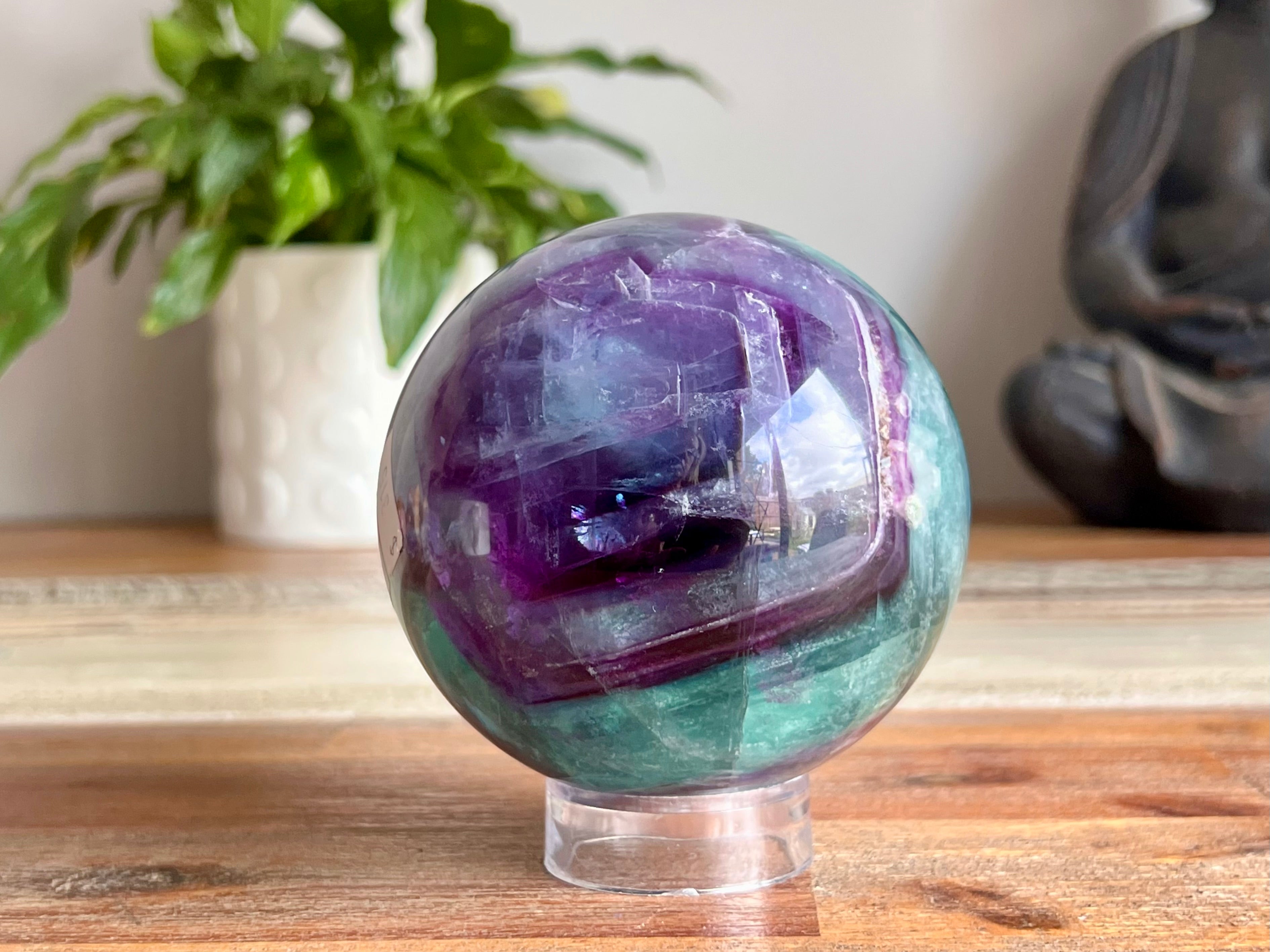 Rainbow Fluorite Sphere - 1.5kg