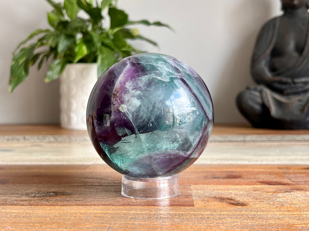 Rainbow Fluorite Sphere - 1.5kg