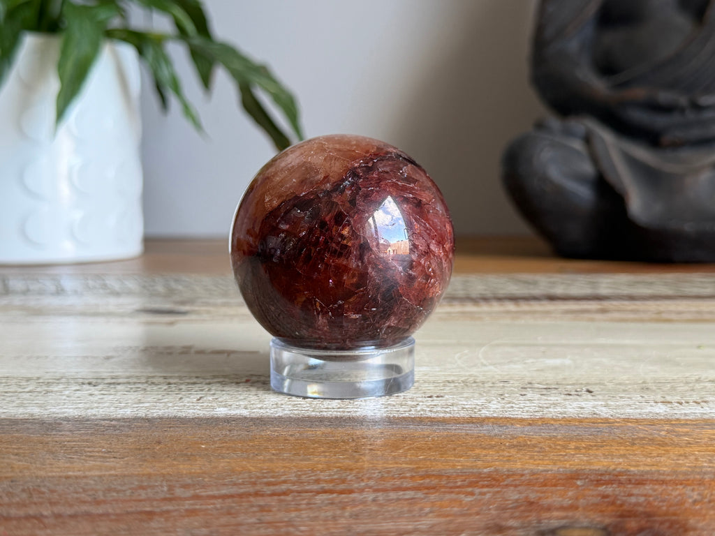 Hematoid Quartz Sphere
