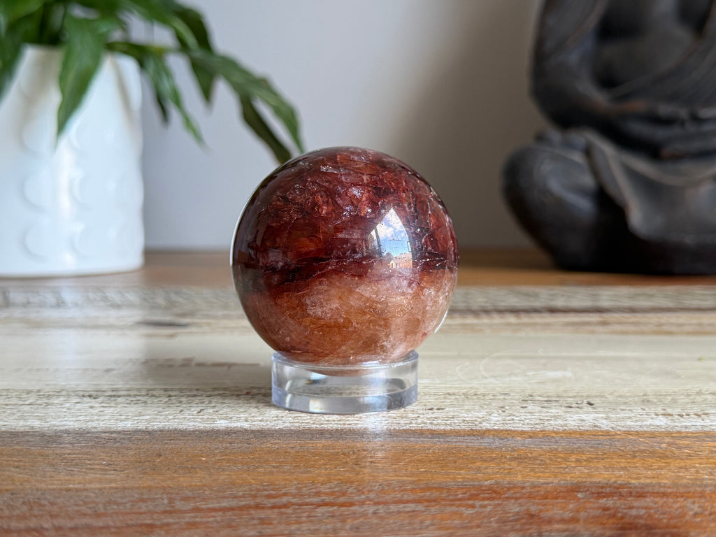 Hematoid Quartz Sphere