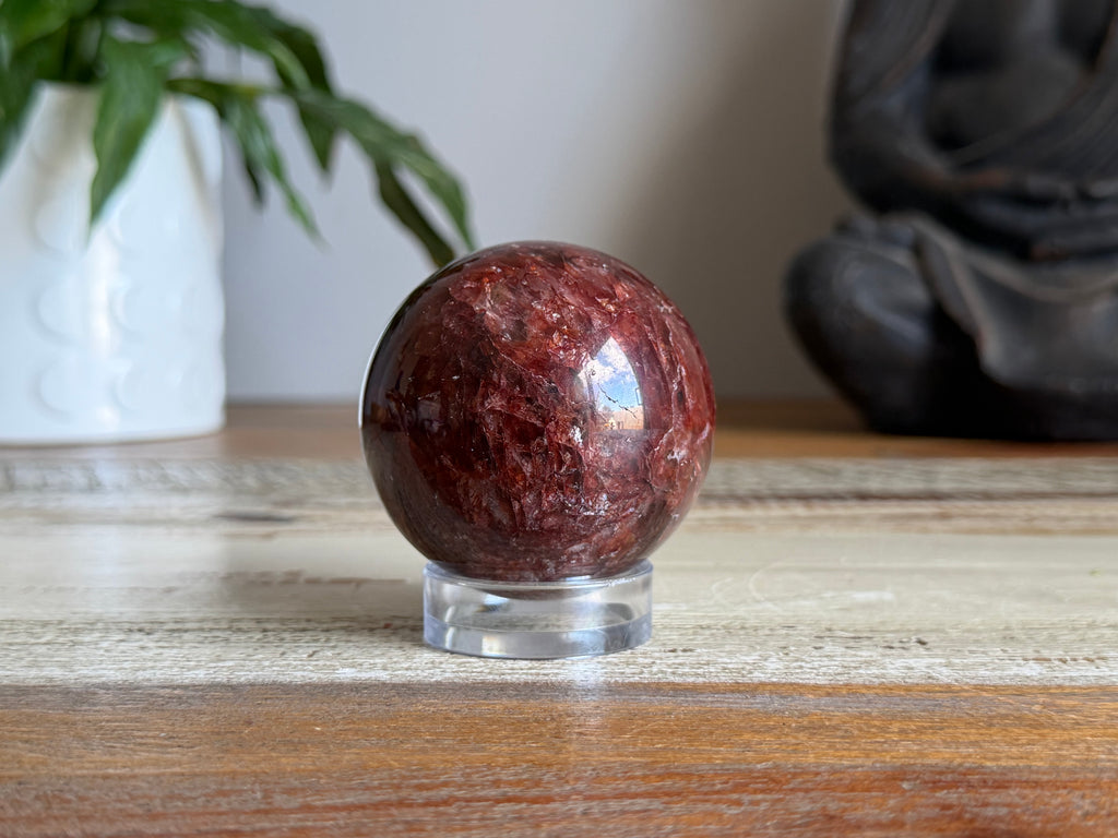 Hematoid Quartz Sphere
