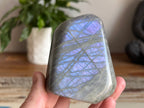 Labradorite Free Form - Purple Flash