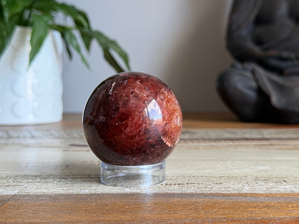 Hematoid Quartz Sphere