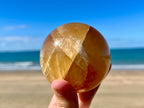 Honey Calcite Sphere