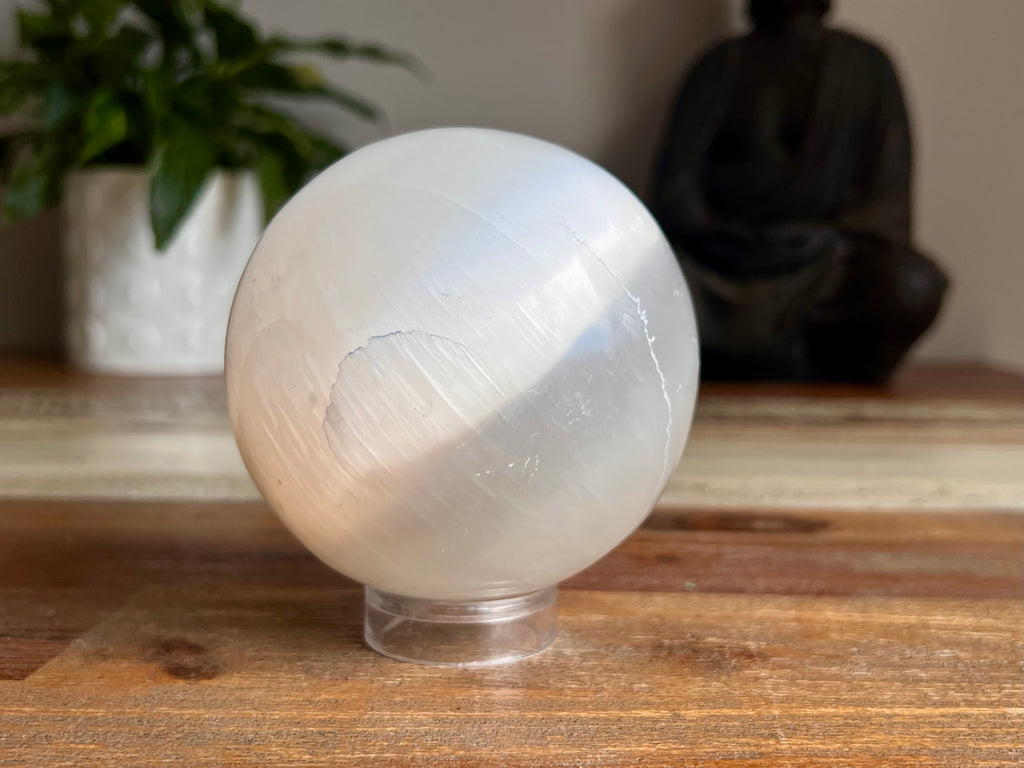 Selenite Sphere - Large