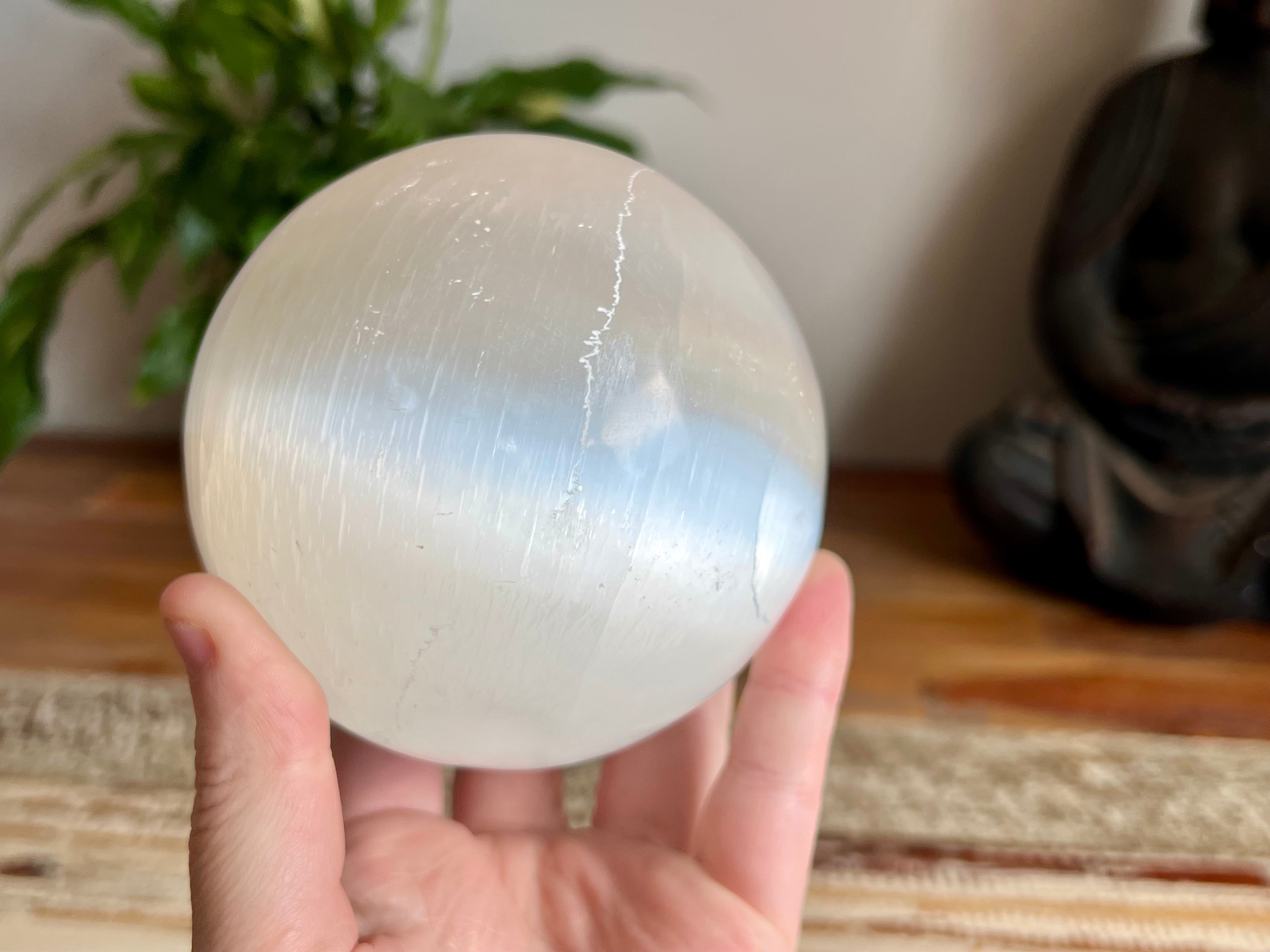 Selenite Sphere - Large