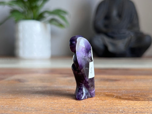 Amethyst Angel Carving