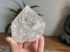 Clear Quartz Rough/ Polished Cupcake Point