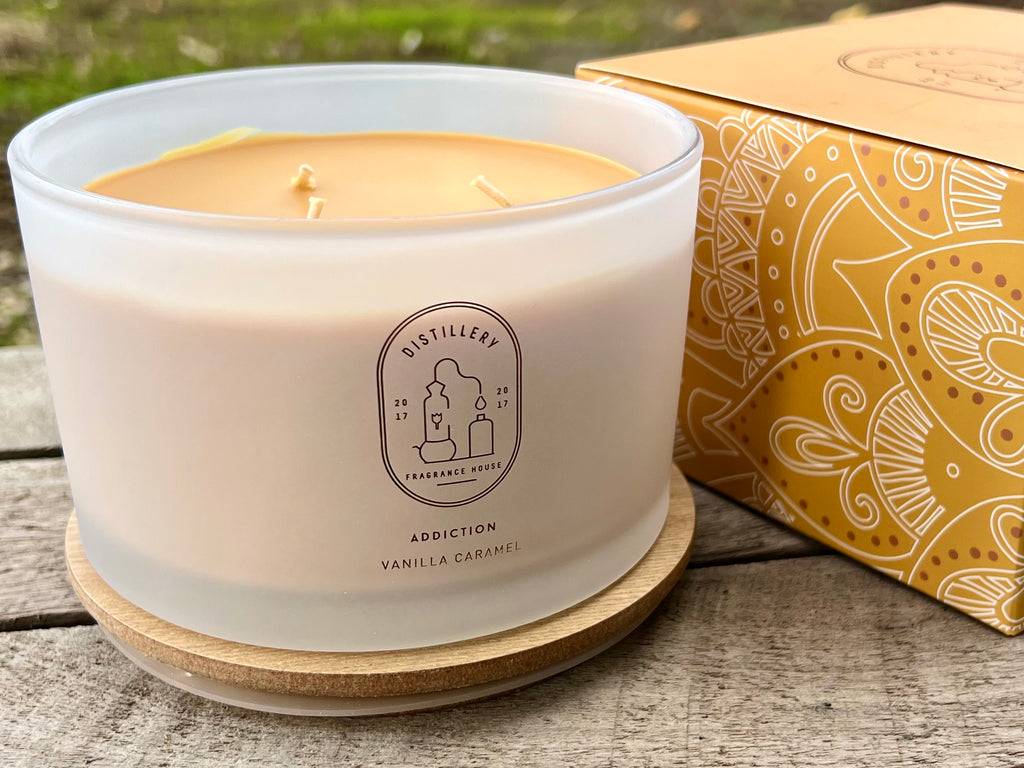 Distillery Large Soy Candle - Addiction Vanilla Caramel