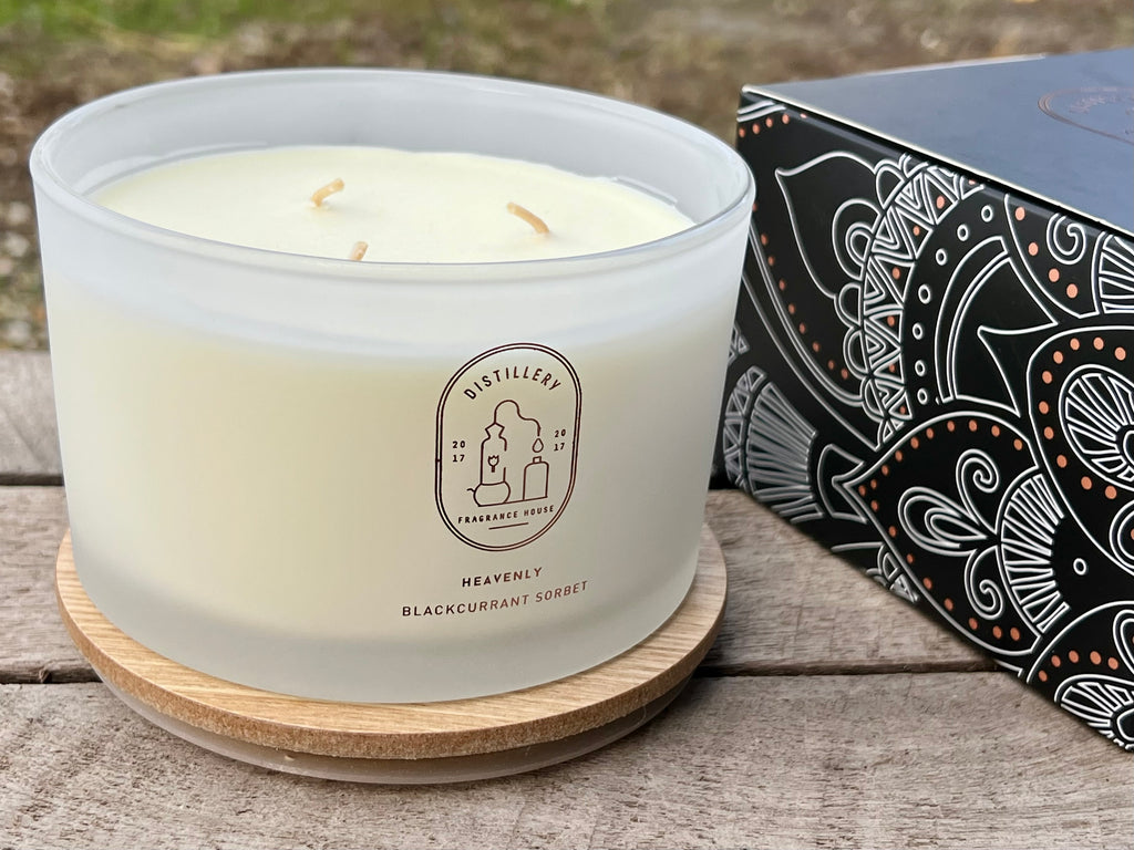 Distillery Large Soy Candle - Heavenly Blackcurrant Sorbet