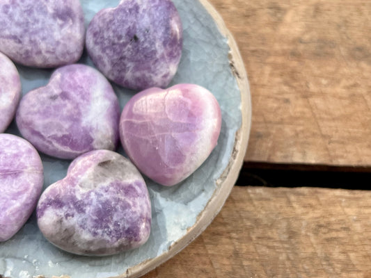 Lepidolite Small Heart