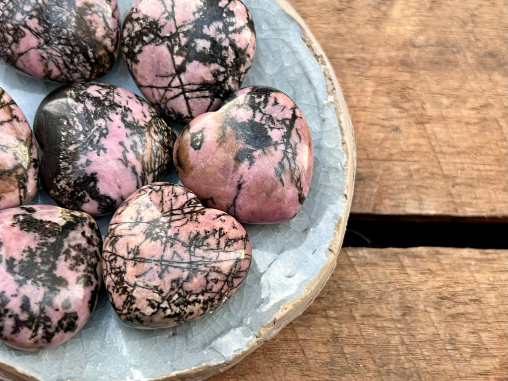 Rhodonite Small Heart