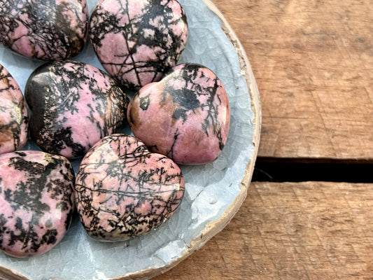 Rhodonite Small Heart