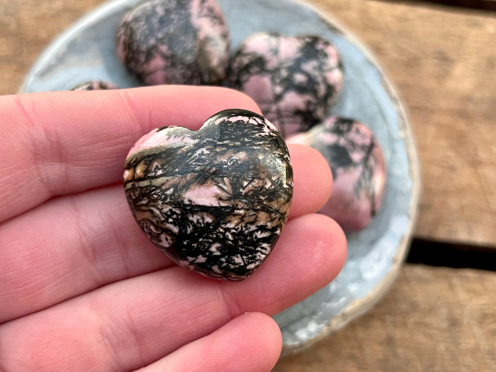 Rhodonite Small Heart