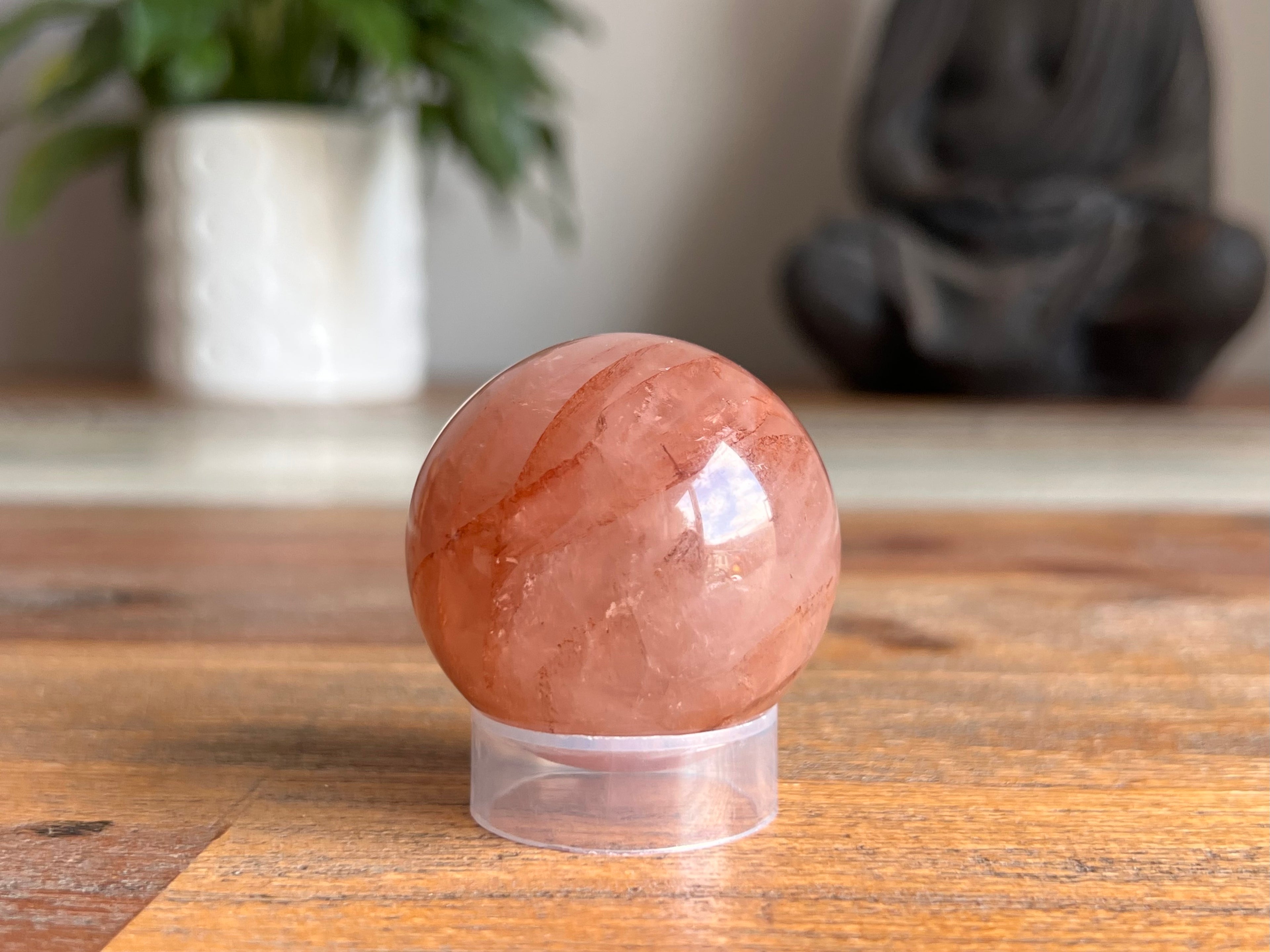 Hematoid Quartz Sphere