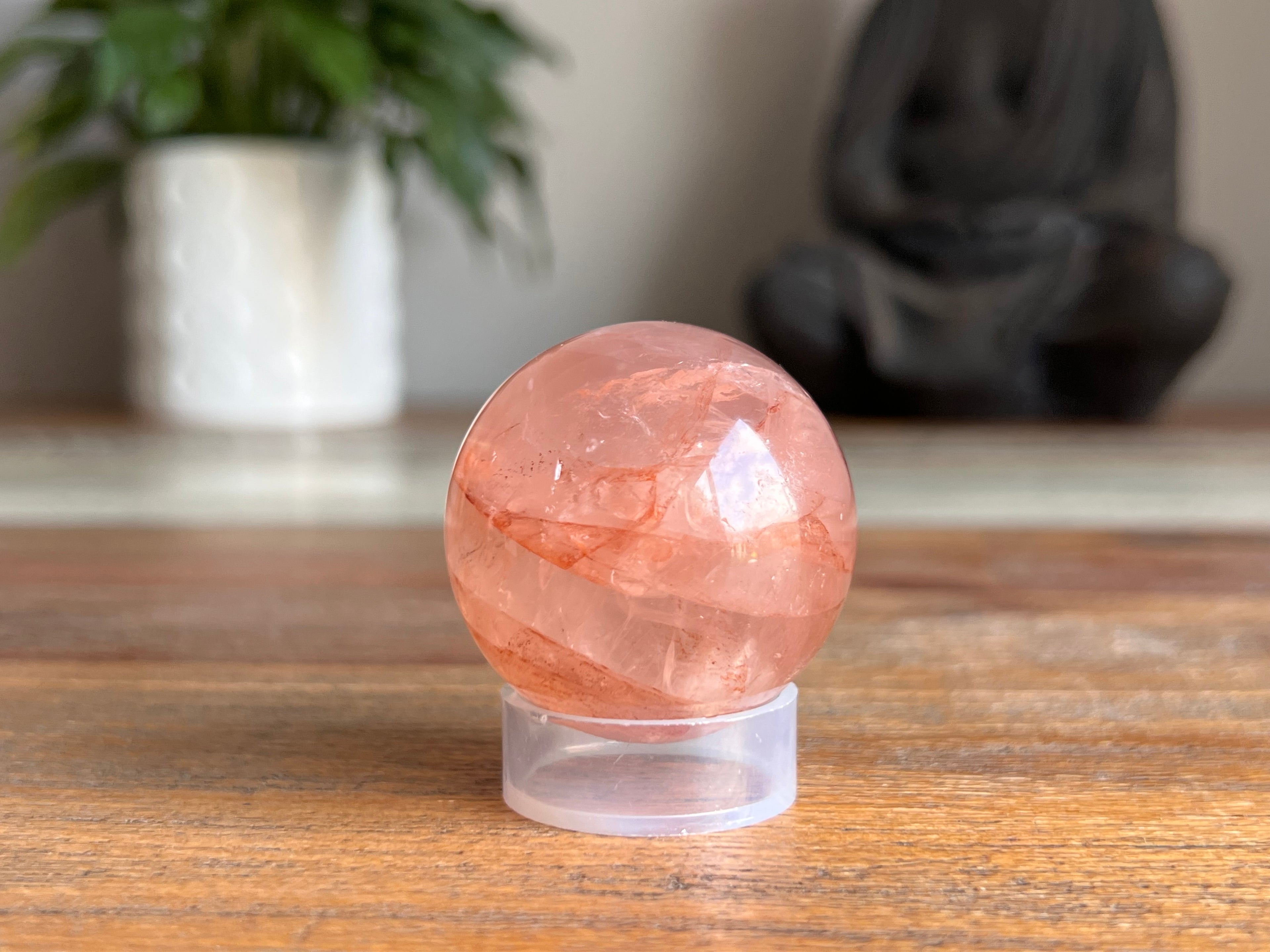 Hematoid Quartz Sphere