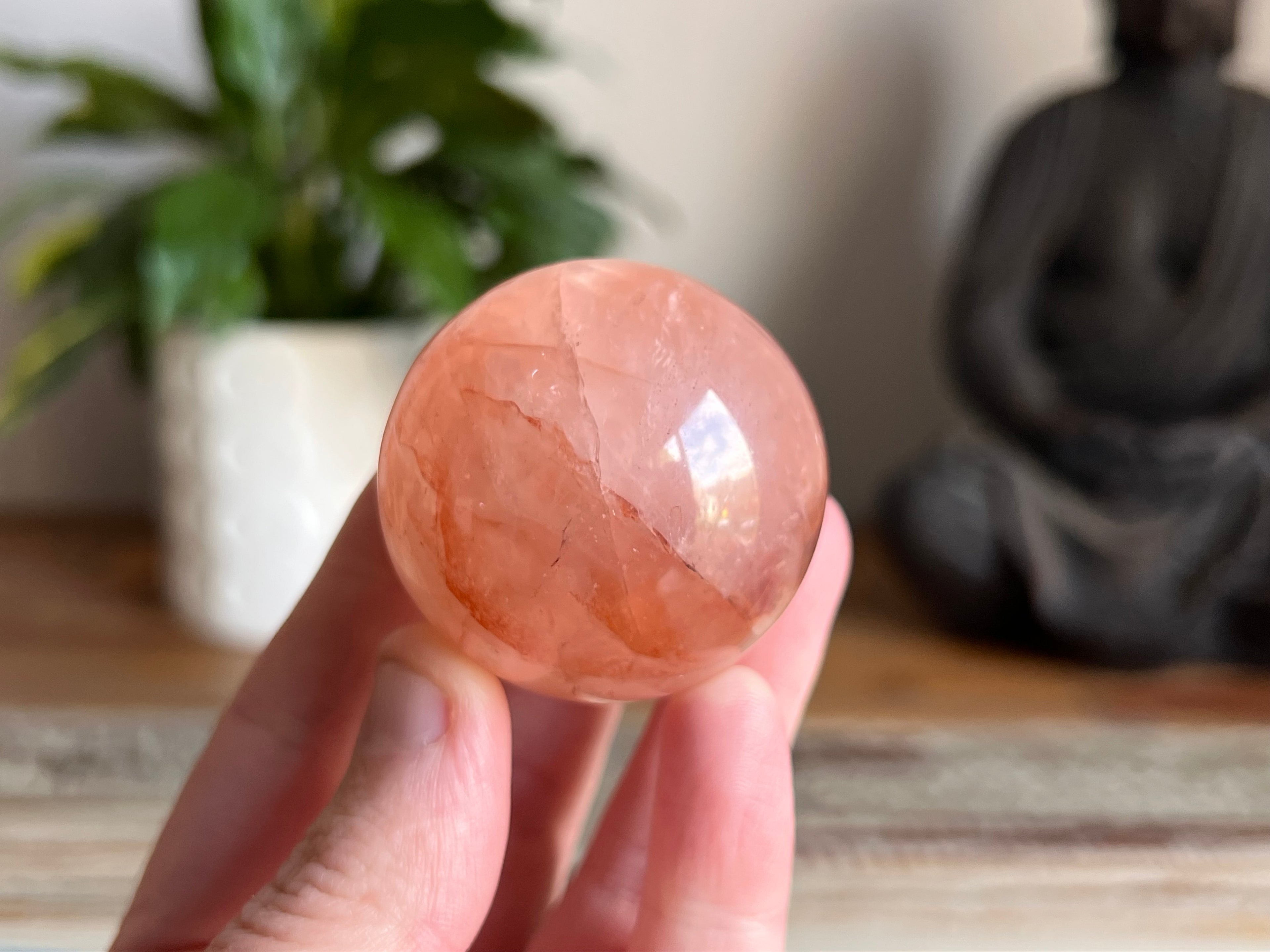 Hematoid Quartz Sphere