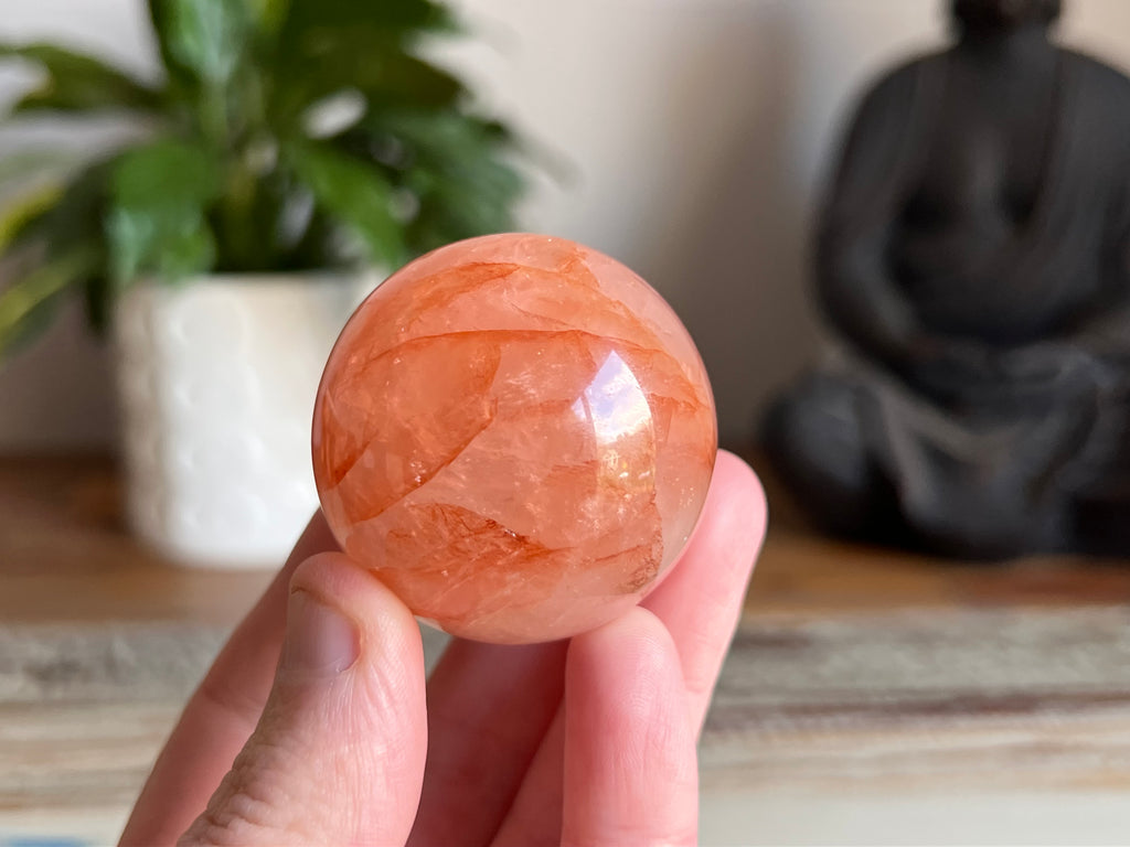 Hematoid Quartz Sphere