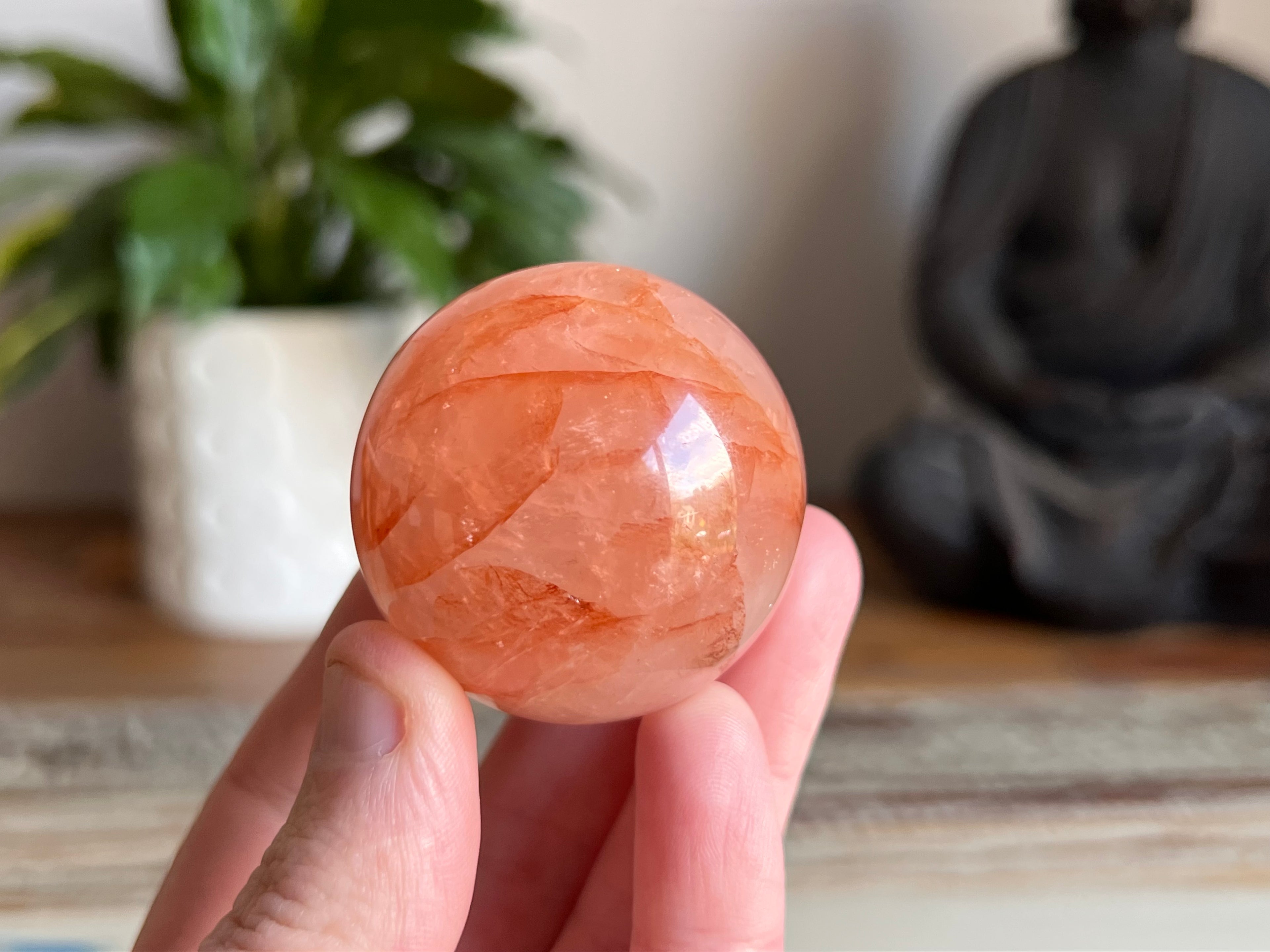 Hematoid Quartz Sphere