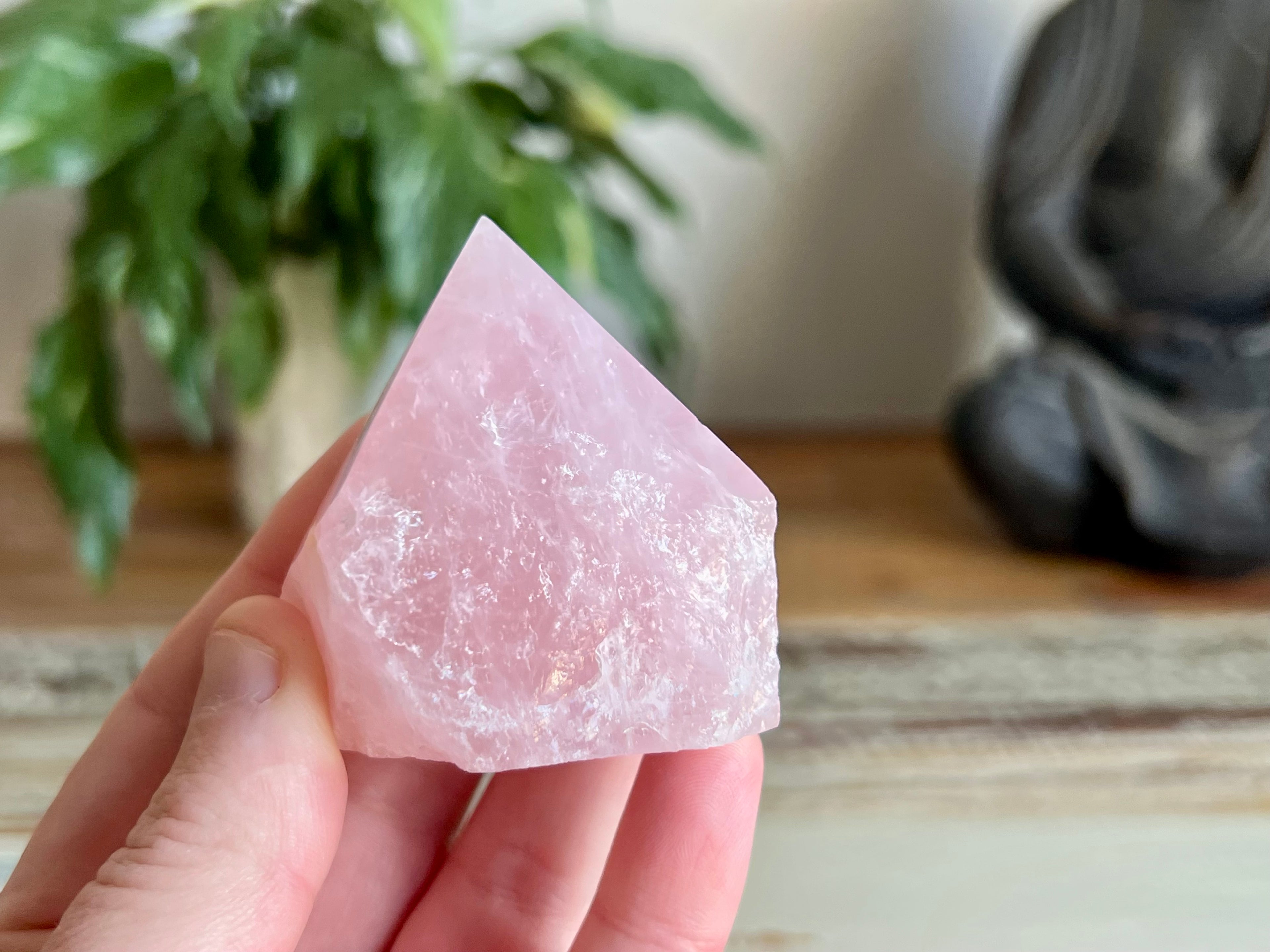 Rose Quartz Rough/ Polished Point