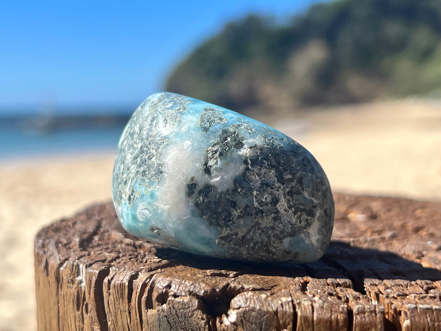 Larimar Tumbled Freeform