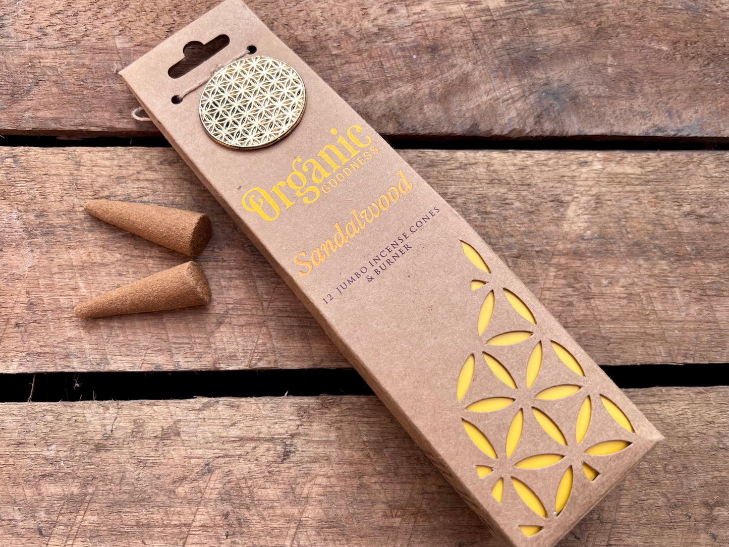 Organic Goodness Incense Cones - Sandalwood