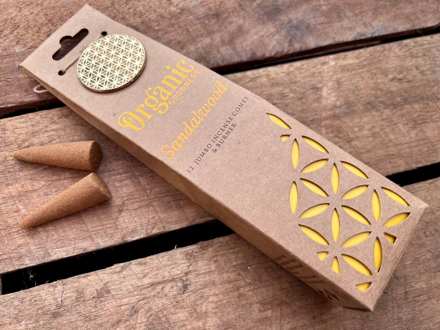 Organic Goodness Incense Cones - Sandalwood