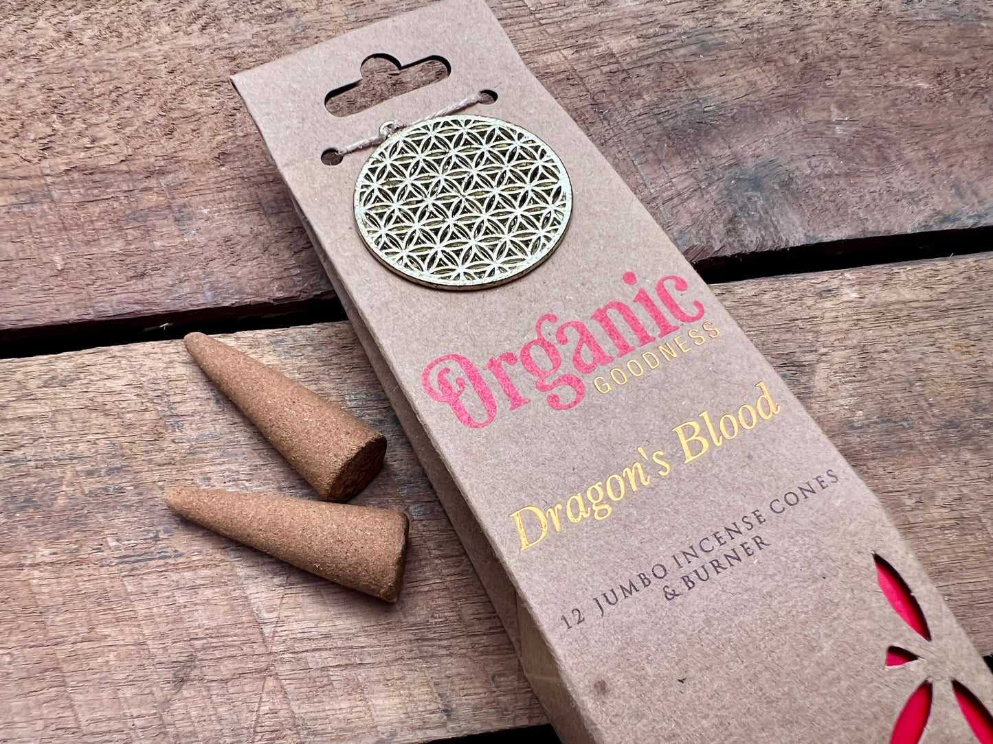 Organic Goodness Incense Cones - Dragon's Blood