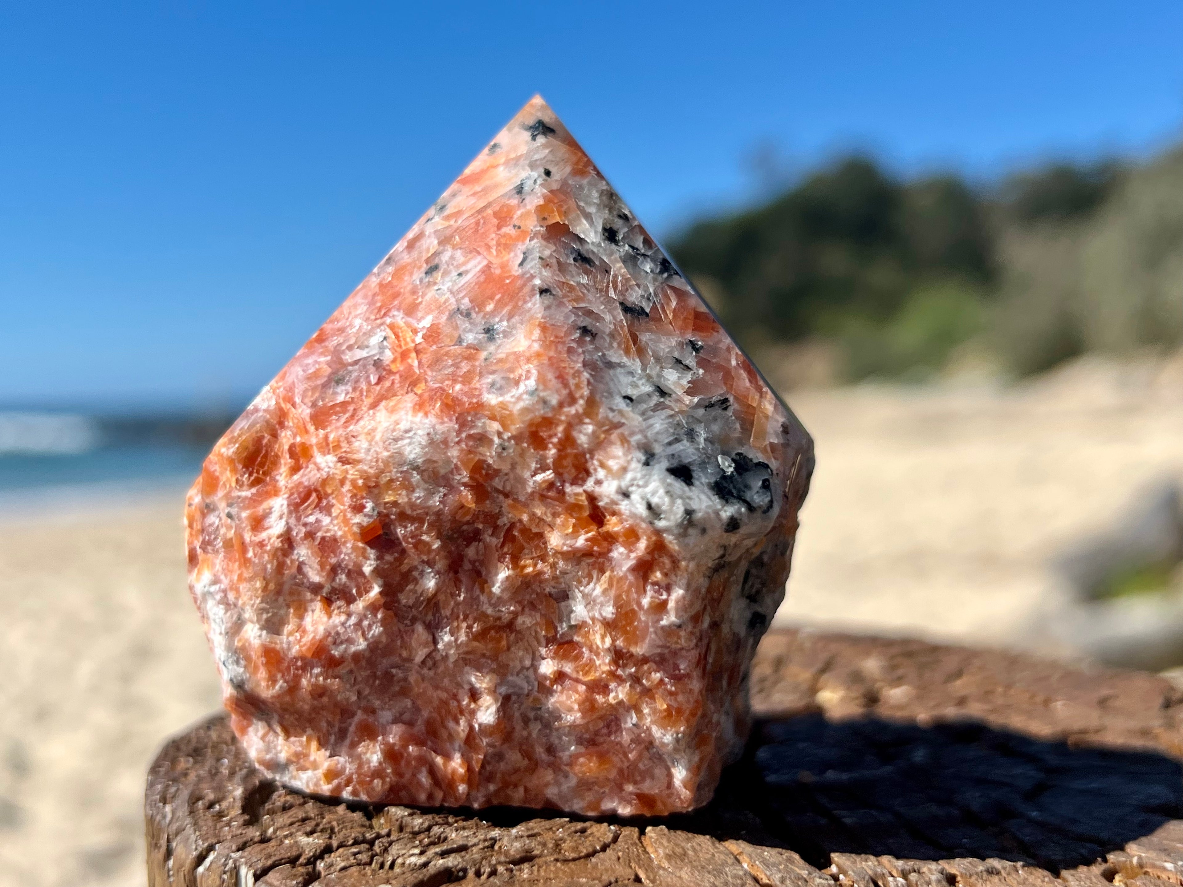 Orchid Calcite Rough/ Polished Point