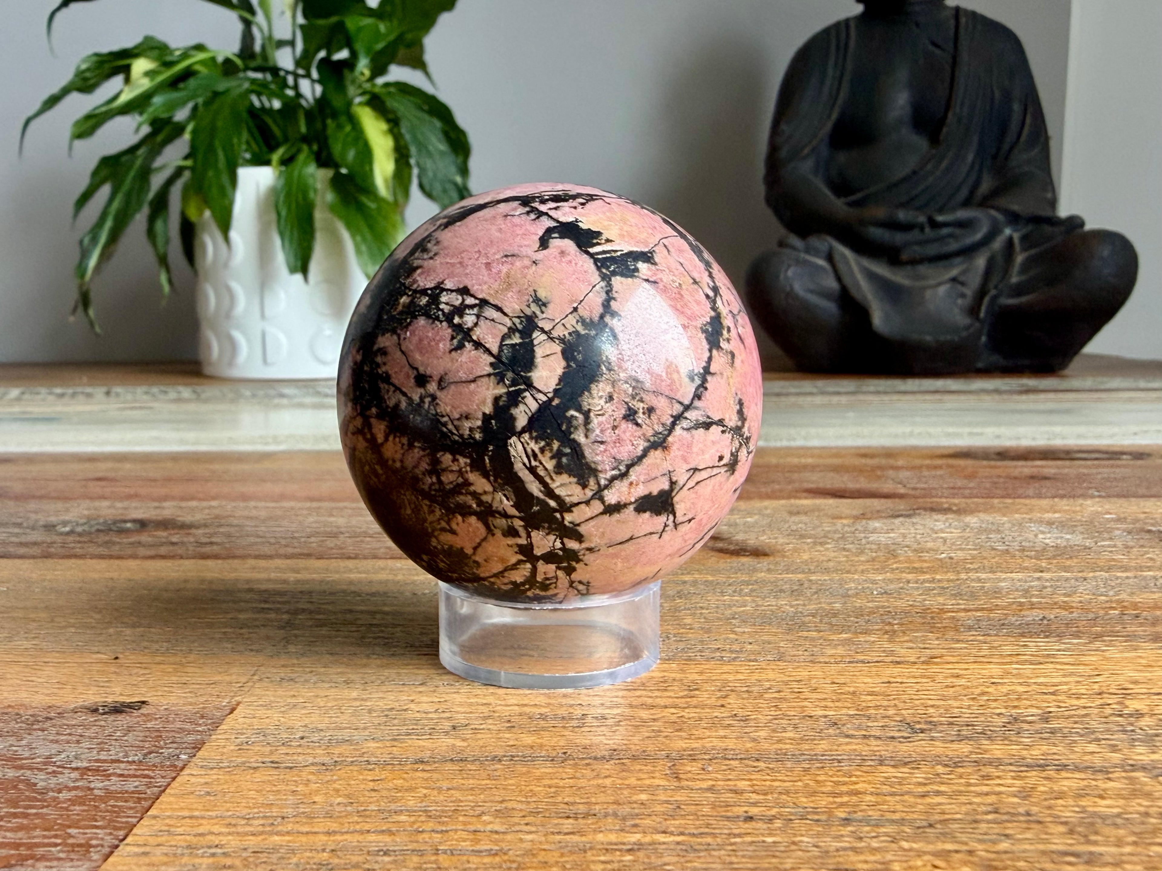 Rhodonite Sphere