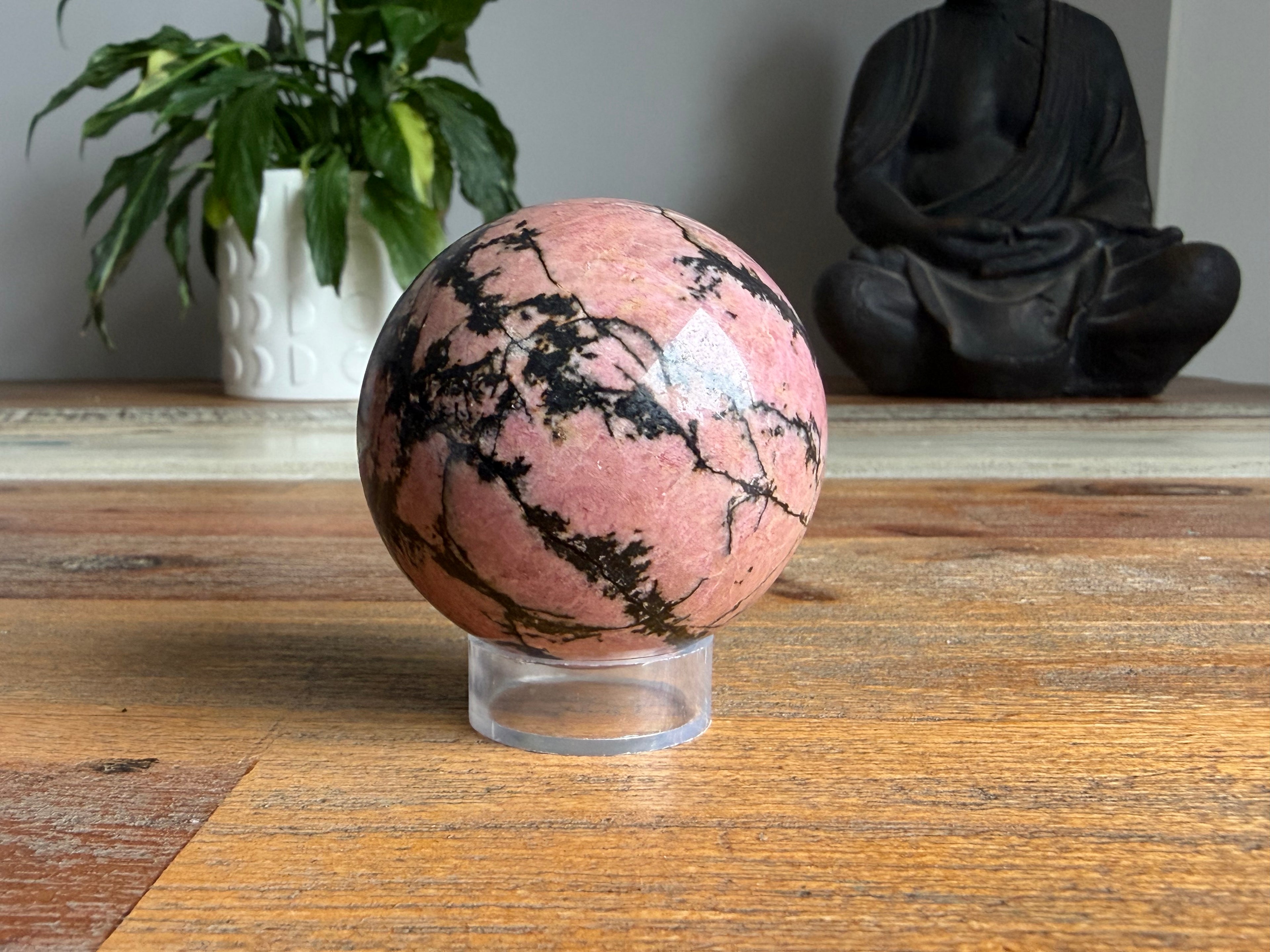 Rhodonite Sphere
