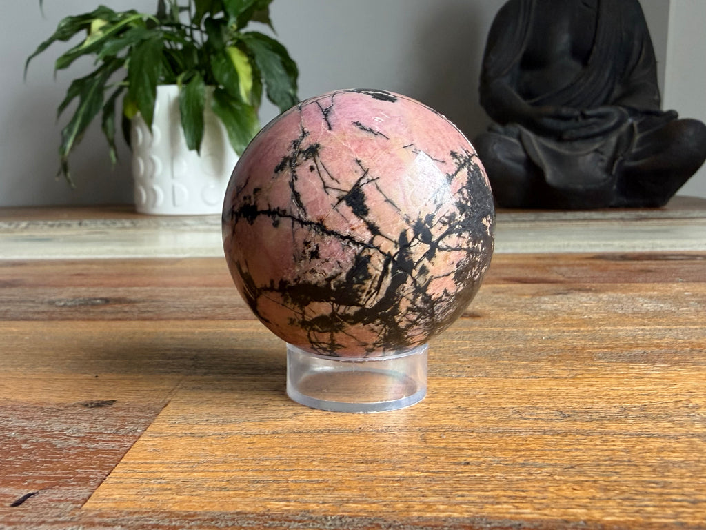 Rhodonite Sphere