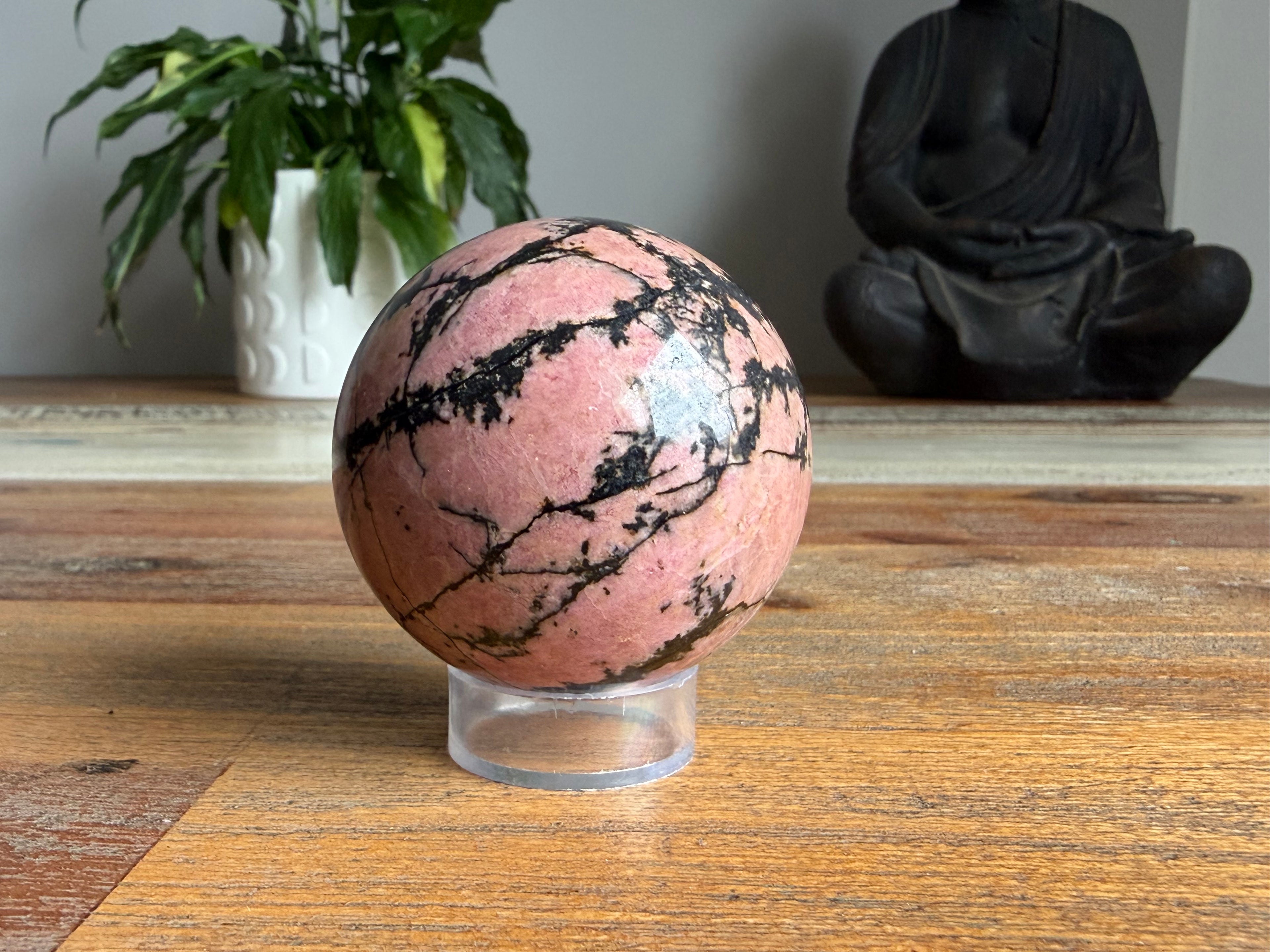Rhodonite Sphere