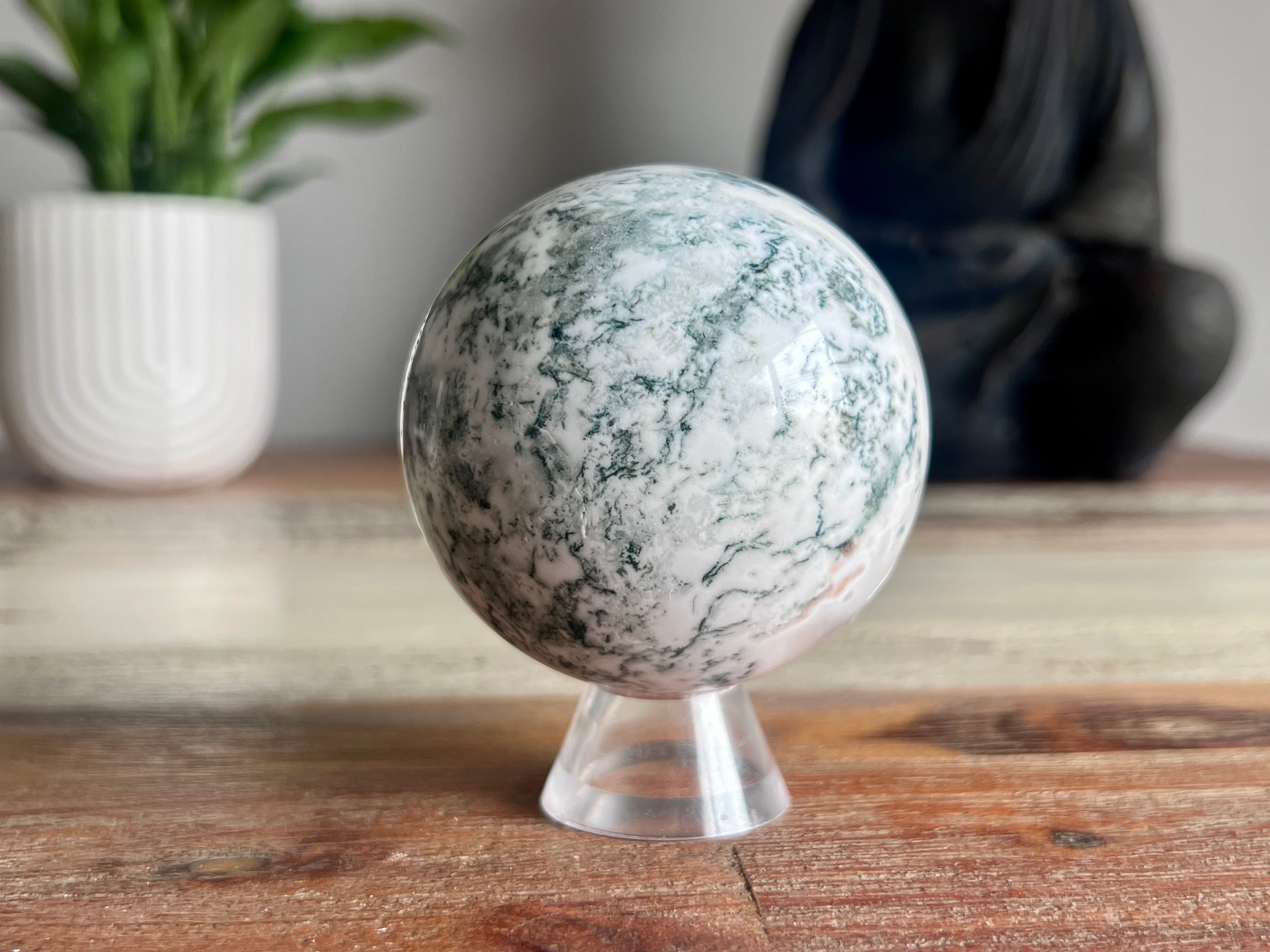 Tree Agate Sphere