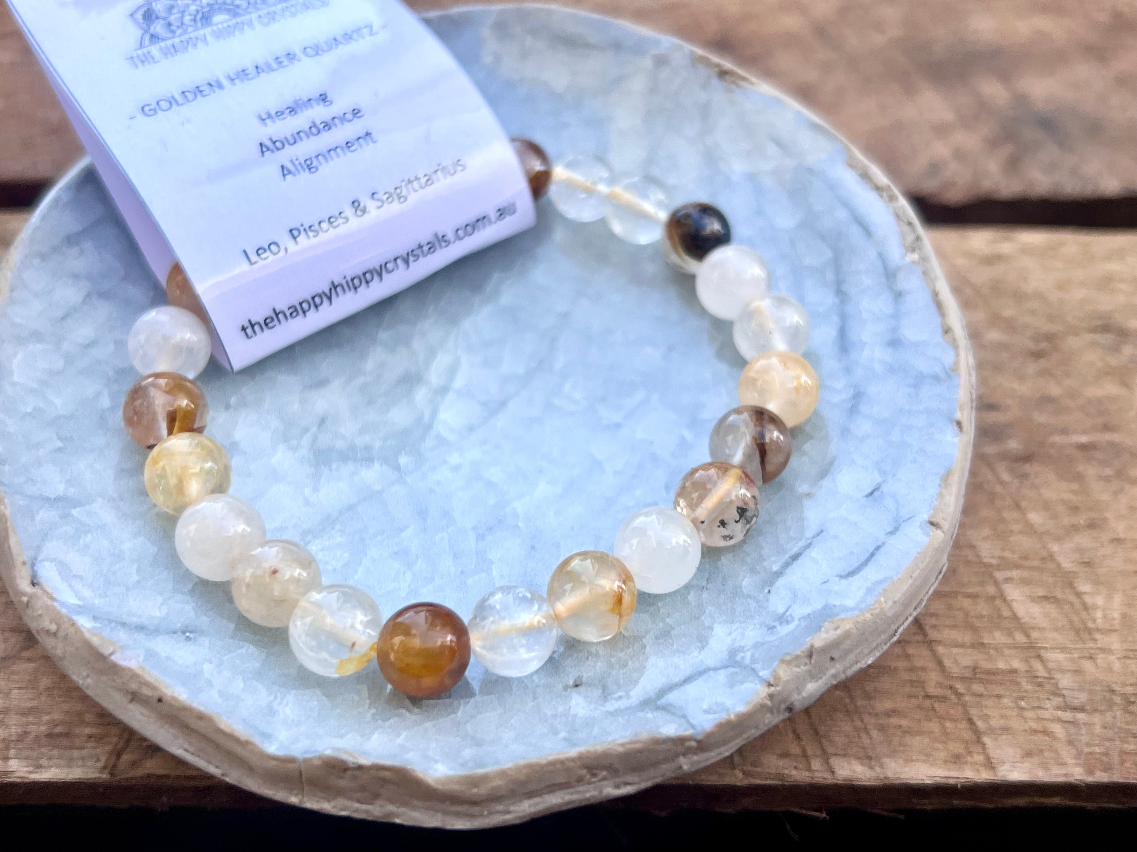 Golden Healer Tumbled Bracelet