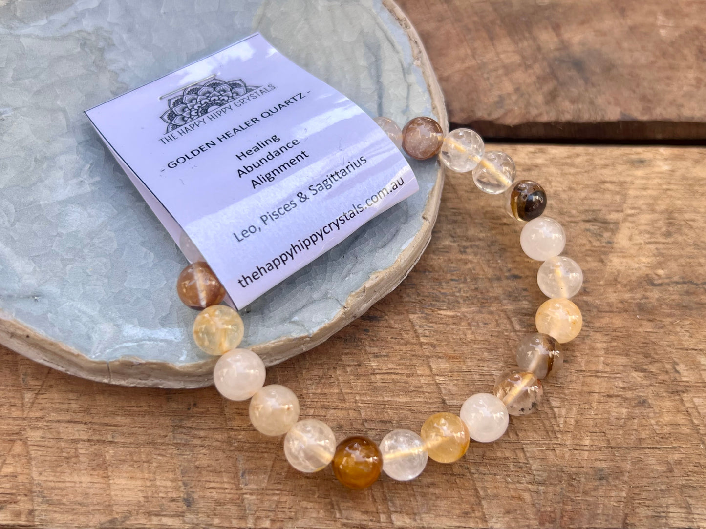 Golden Healer Tumbled Bracelet